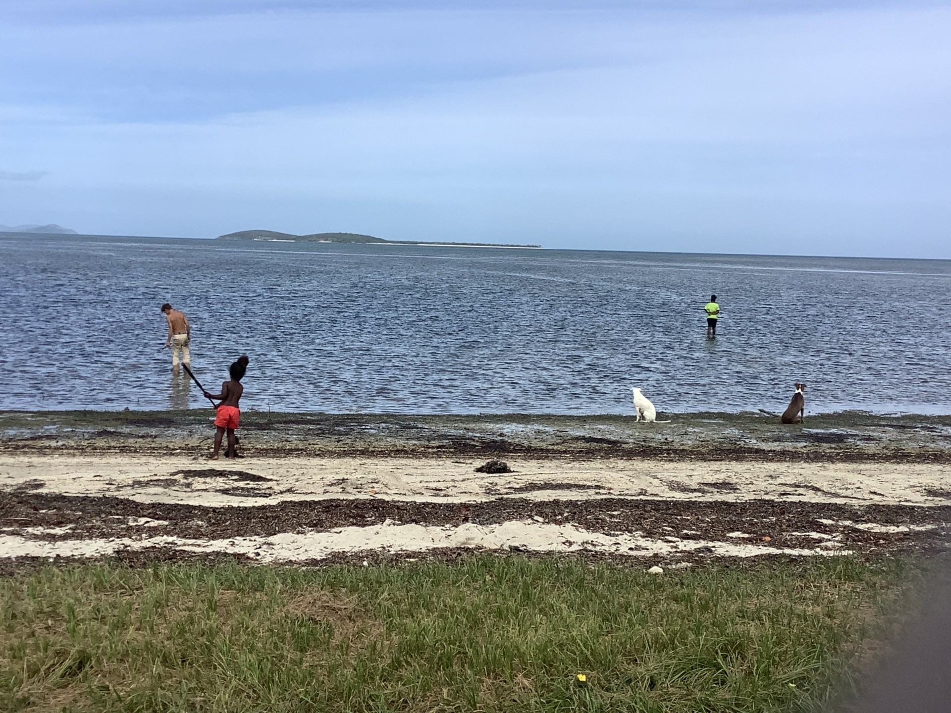 Les amis à la pêche